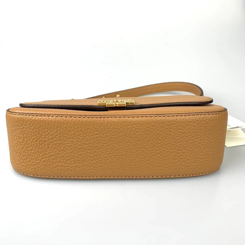 NWT Tory Burch Britten Convertible Crossbody Tiramisu - Picture 7 of 14
